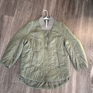 Lululemon Athletica Olive Green Quilted Light Insulation Jacket